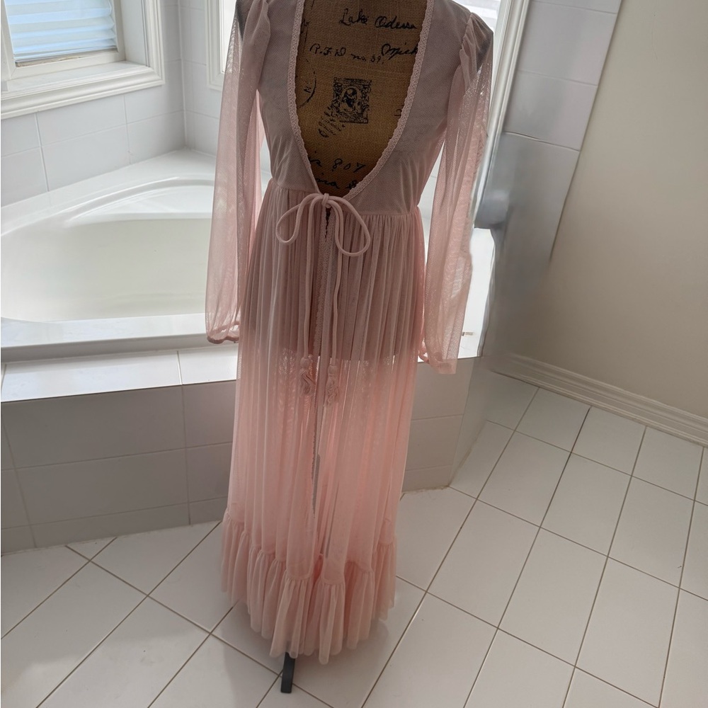 Elegant Pink Sheer Dollcake Overlay/Robe BNWT
